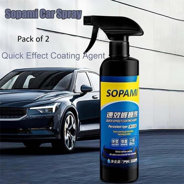 Car Polish Spray Waterless Wash & Shine 50ml (Pack of 2)
