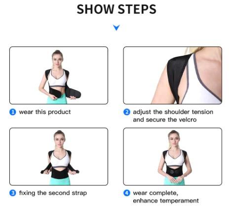 Back Pain Relief Belt Posture Corrector for Men & Women